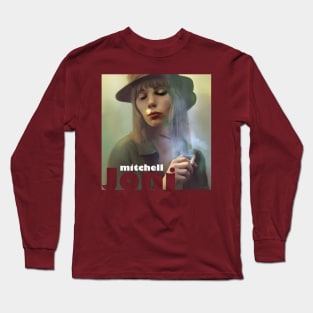 Joni Mitchell Smoking Long Sleeve T-Shirt